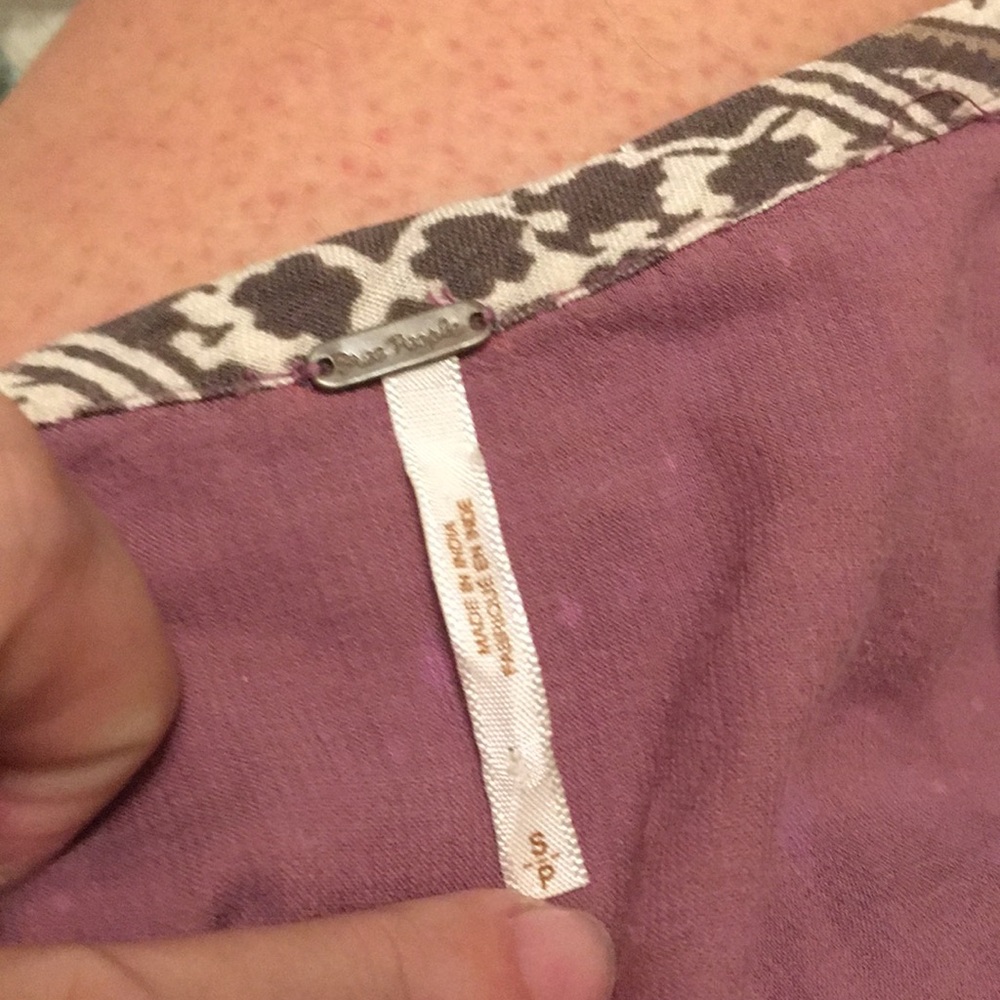 Free People Purple tunic - Picture 3 of 7
